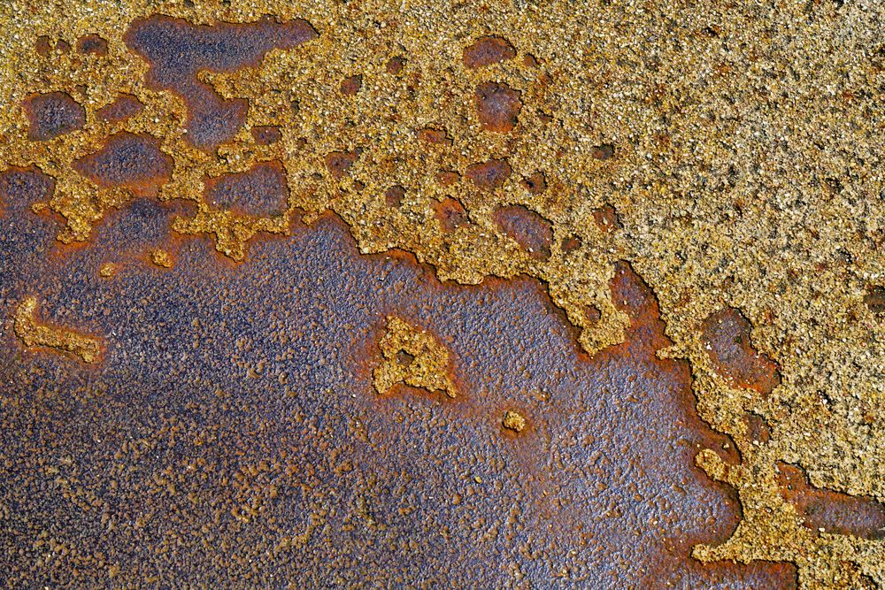 Old painted corroded metal texture