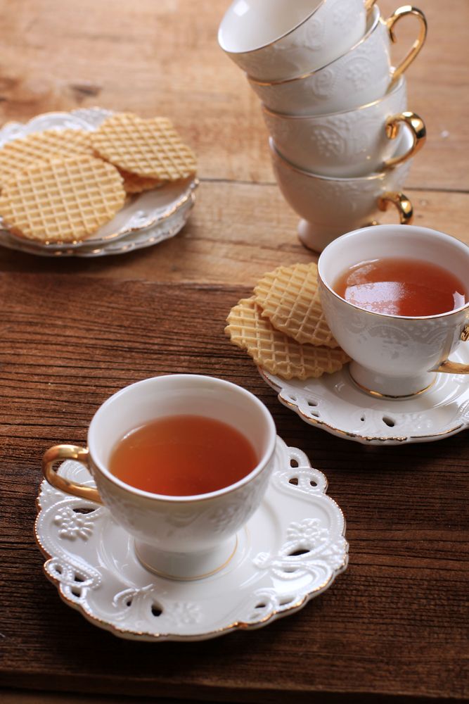 Tea with Biscuit, Concept Afternoon Tea Party