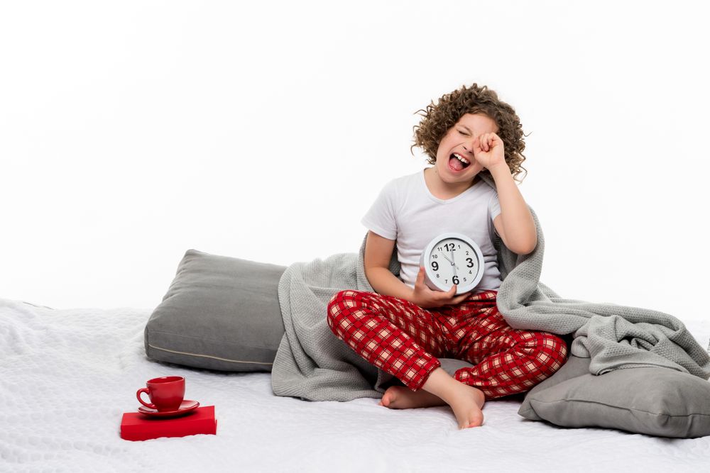 Girl woken up early