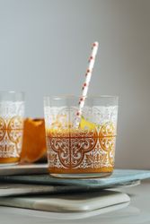 Delicious mango smoothie in a glass