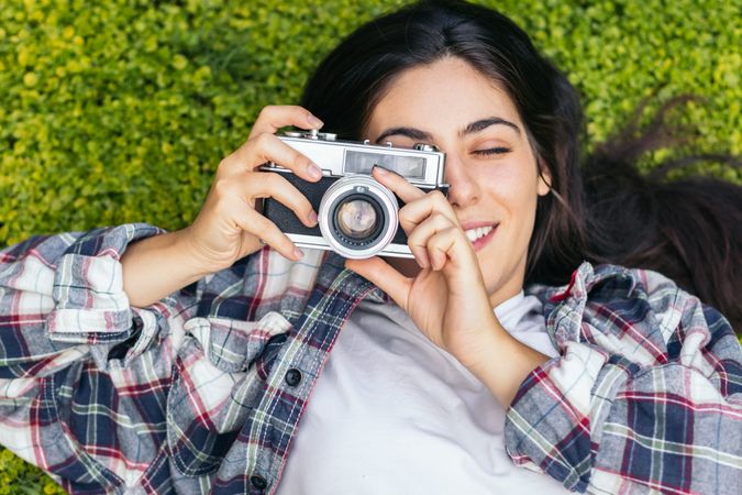 Taking Photos With Analog Camera