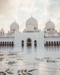 Breathtaking mosque in sunshine