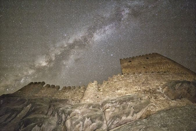 Castle of Zafra. Game of Thrones, Tower of Joy. Hombrados, Campillo de Dueñas, Guadalajara, Castilla La Mancha, Spain, Europe