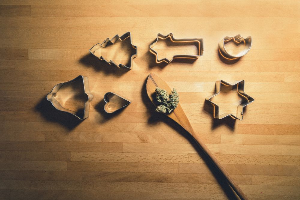 A baker preparing to make a cannabis infused dessert