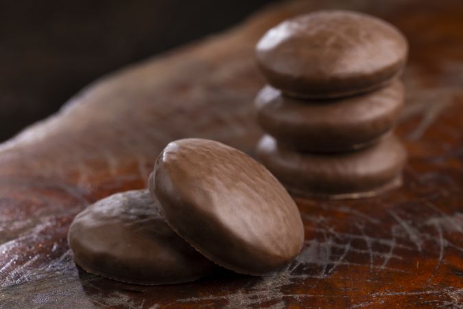 Brazilian honey cookies  with with chocolate - Pão de mel.