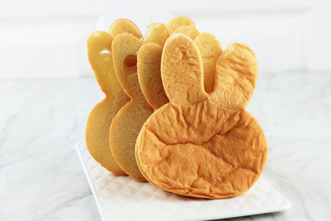 Hokkaido Milk Bread with Bunny Shaped