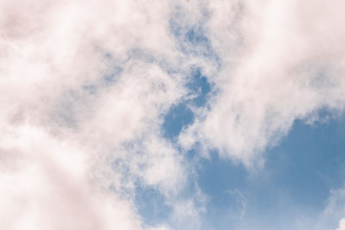 Clouds in blue sky