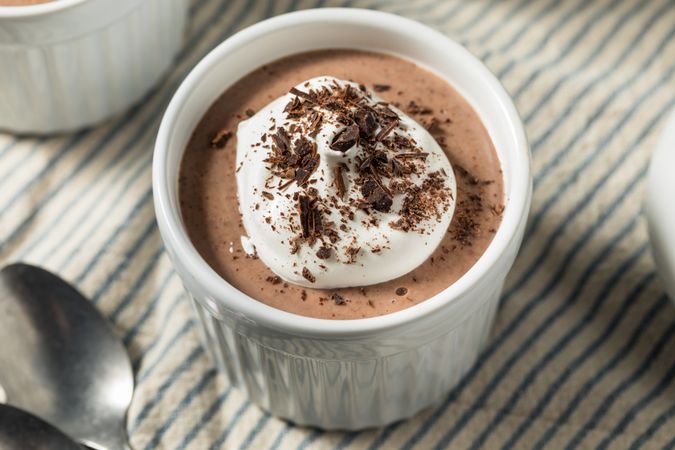 Vegan Homemade Tofu Soy Chocolate Pudding