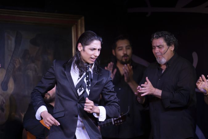 Flamenco performance on stage