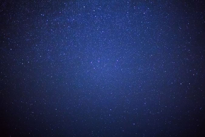 milky way galaxy and space dust in the universe, Long exposure photograph, with grain.