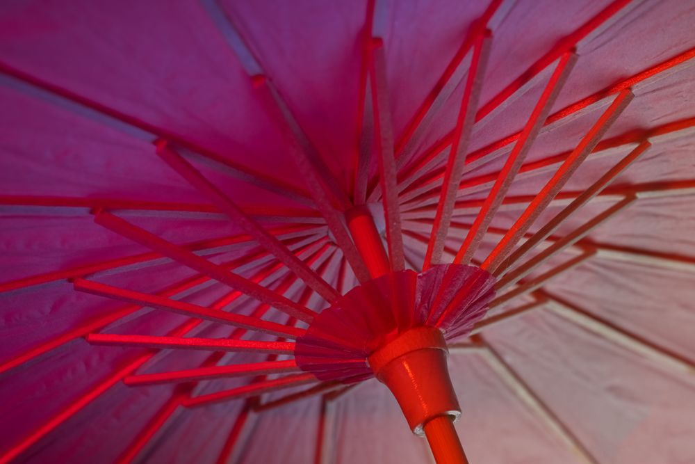 Traditional japanese umbrella, traditional japanese accessories concept