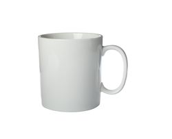 Empty cup isolated on plain background