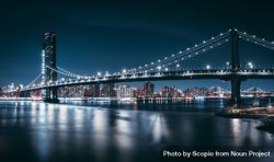 Brooklyn bridge at night bxKdM4