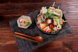 Fish Cake, Oden, Korean Healthy Food. Fresh Ingredients.