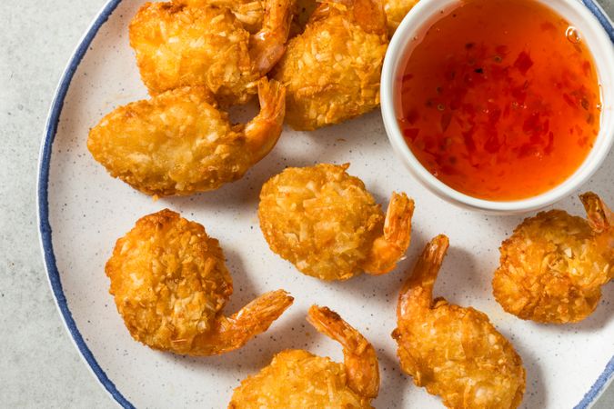 Deep Fried Asian Coconut Shrimp