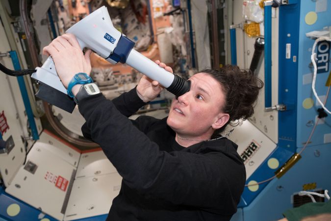 Astronaut Serena Auñón on the International Space Station