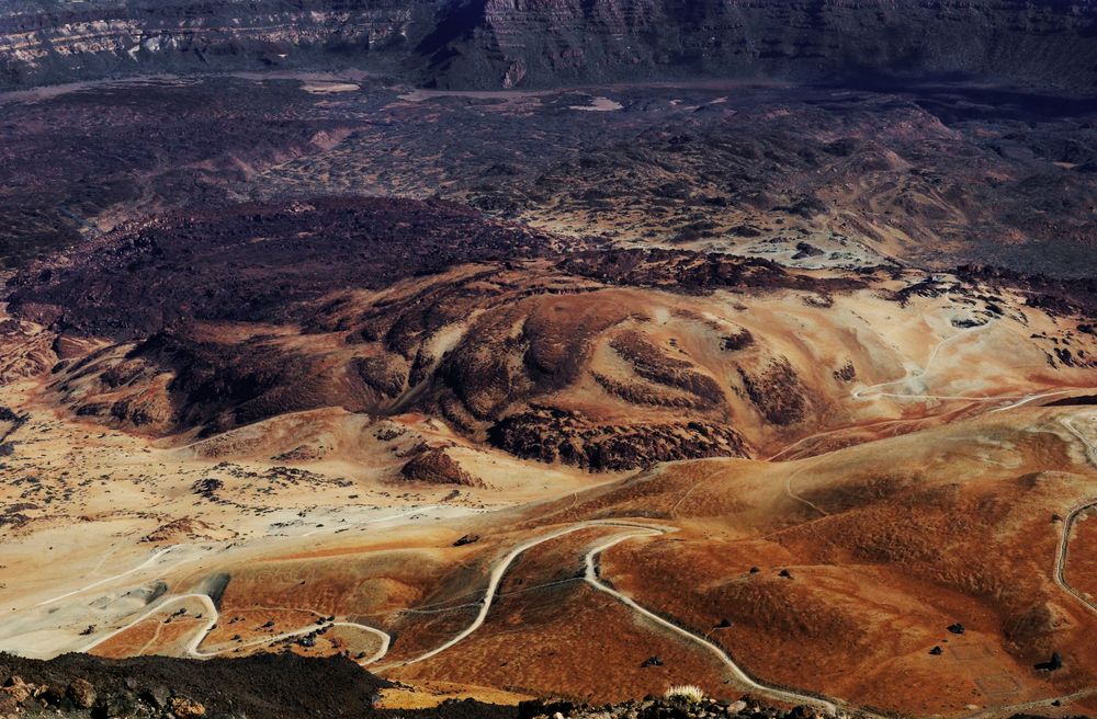 Volcano of Teide from above