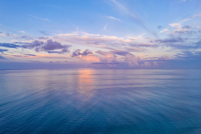 Sun coming down over the Indian Ocean