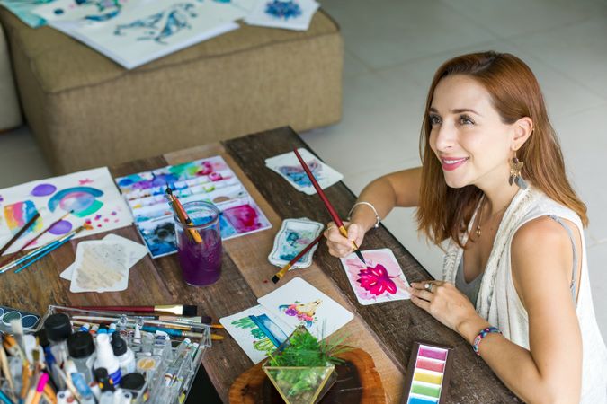 Watercolor painting