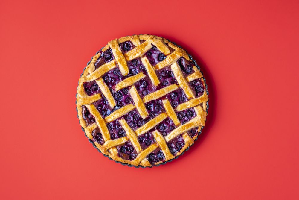 Blueberry pie