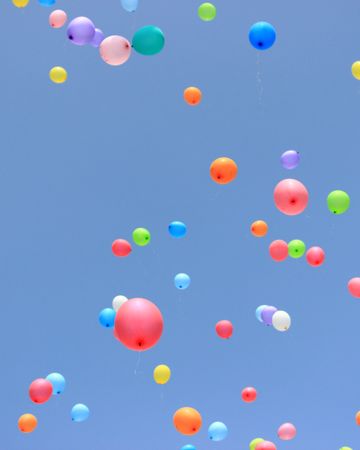 flying balloons