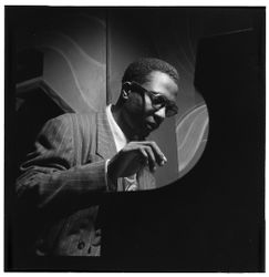 New York City, New York, USA -  Sept 1947: Portrait of Thelonious Monk at piano Minton's Playhouse 4jOl8b