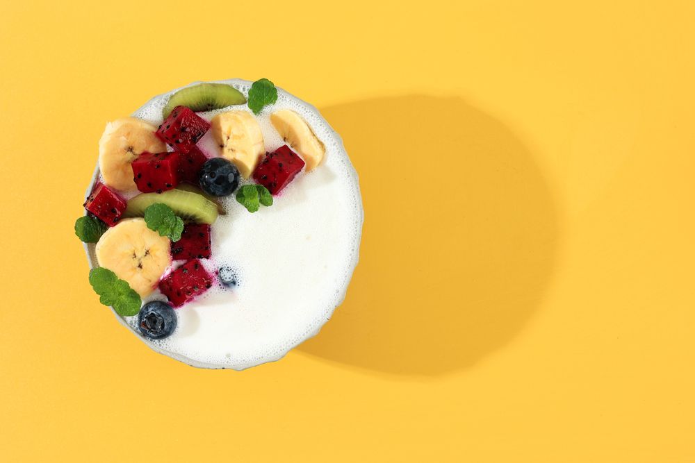 Yogurt bowl with fresh fruit
