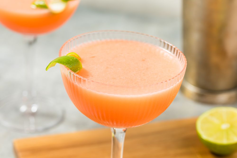 Refreshing Cold Mezcal Great Silence Cocktail