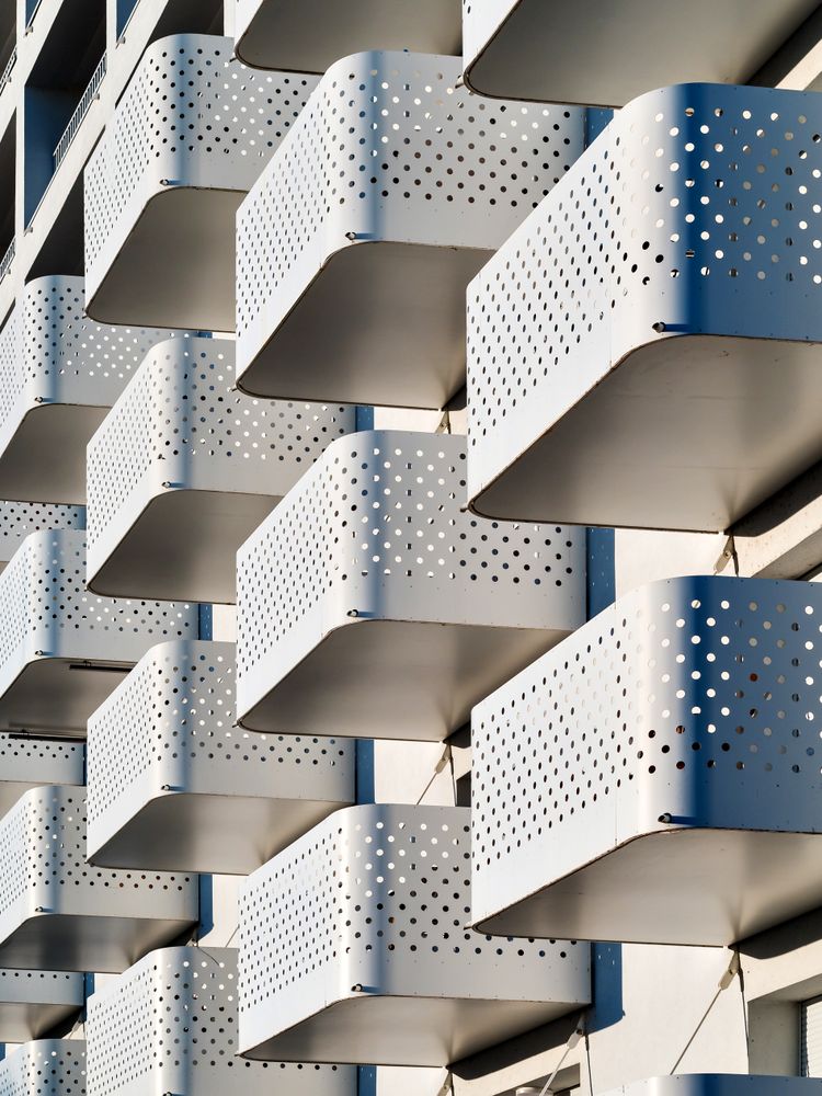 New modern high-rise residential apartments in Strasbourg