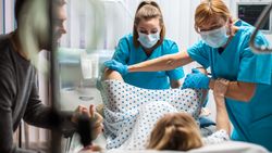 Modern Delivery Ward with Professional Midwives.