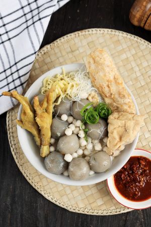 Baso Aci, Tapioca Balls with Noodles and Various Topping