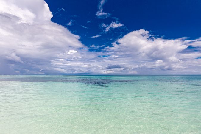 Tropical waters of the Indian Sea