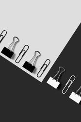 Paper clips and binder clips