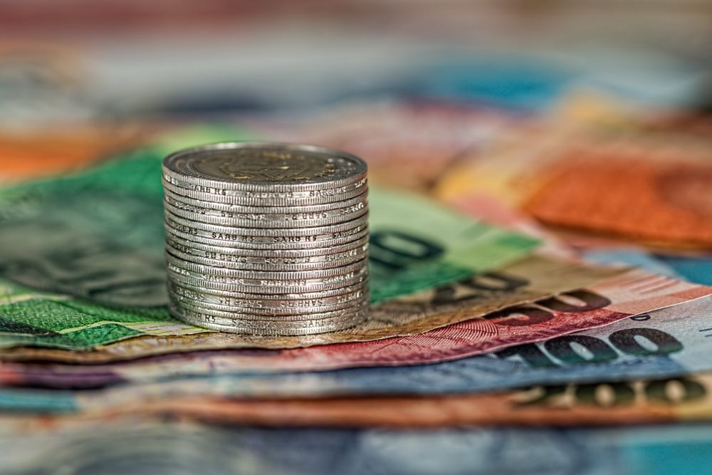 Coins and cash