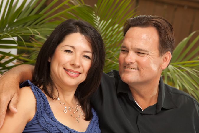 Portrait of Loving Couple