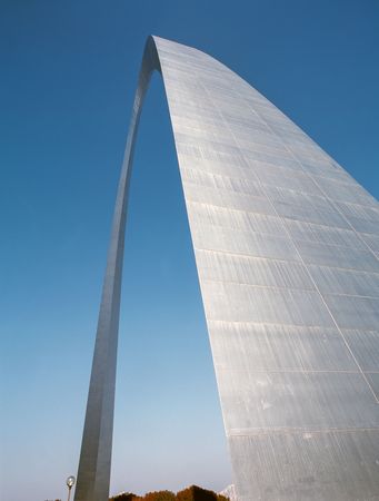View of the Gateway Arc, St. Louis, Missouri