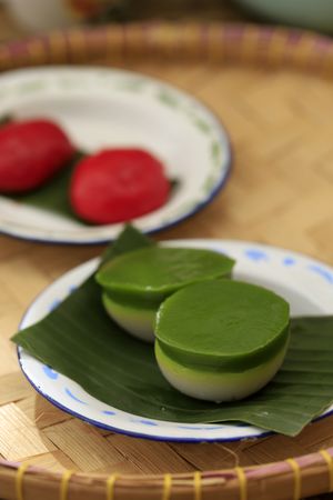 Kue Talam Beras  or Talam Rice Cake