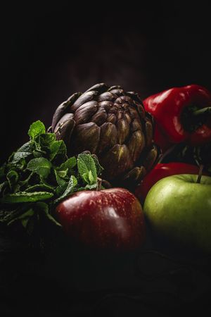 Mix of fresh vegetables