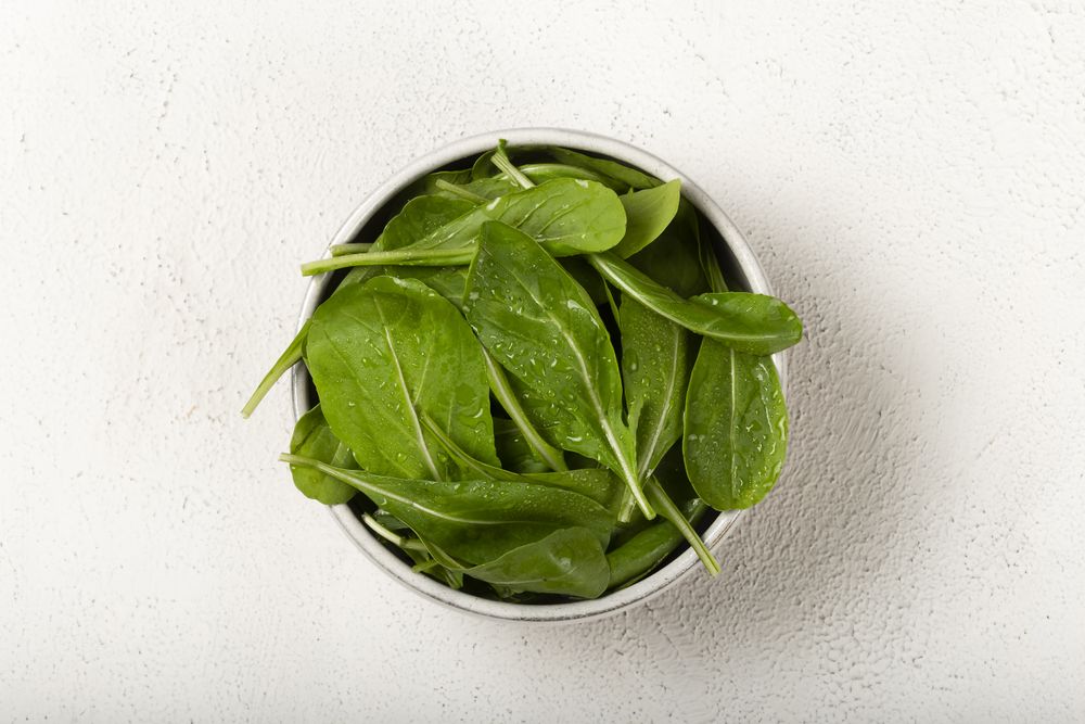 Arugula salad in a bowl