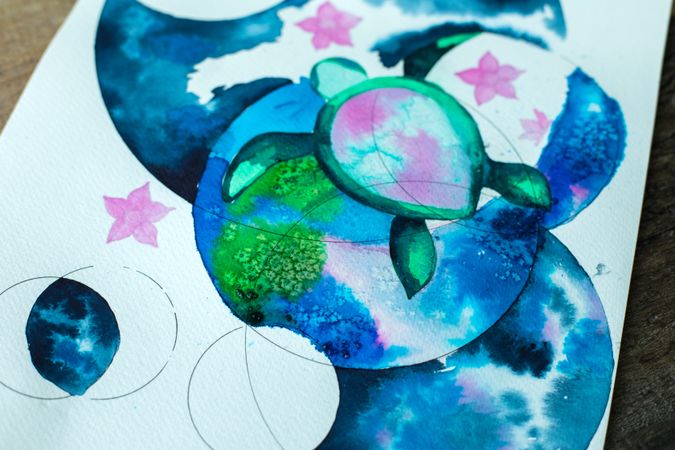 Watercolor painting