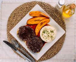 Homemade Venezuelan food, Traditional Venezuelan dish.