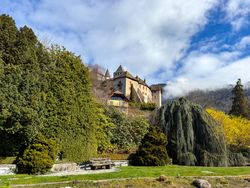 Castle of Blonay from the gardens
