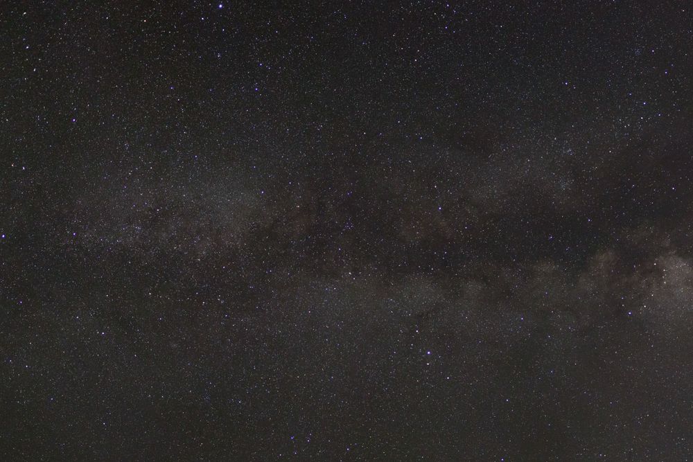 Milky way galaxy with stars and space dust in the universe