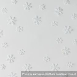 Winter snowflake pattern on light background 0ygGq4