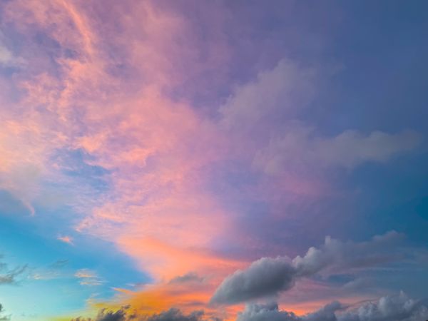 Colorful Dramatic Sunset Sky