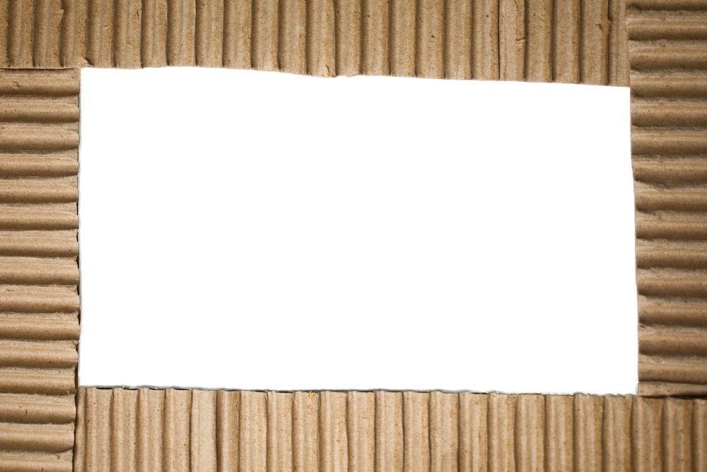 cardboard texture with empty space