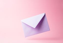 Purple envelope