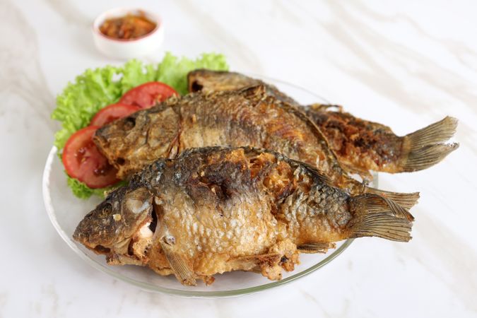 Ikan Mas Goreng or Crispy Fried Fish