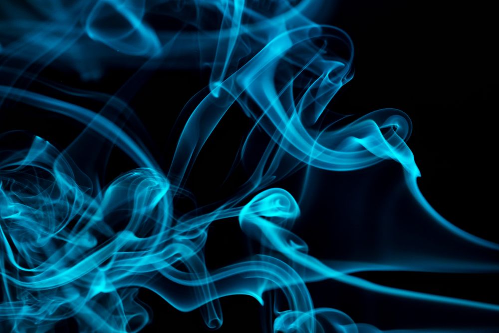 Abstract smoke on dark background