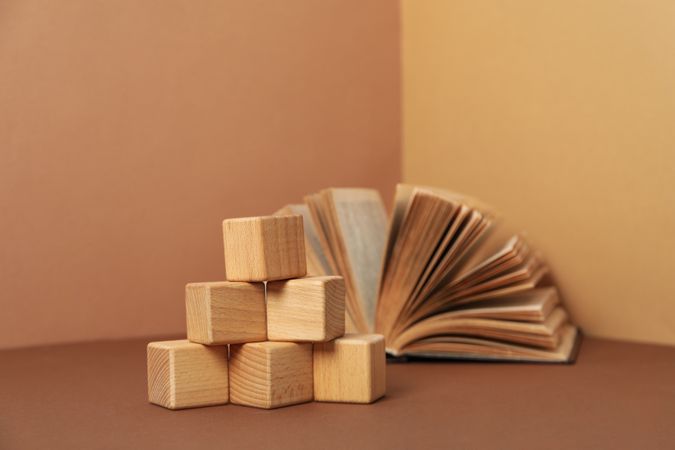 Concept of baby books or books for children